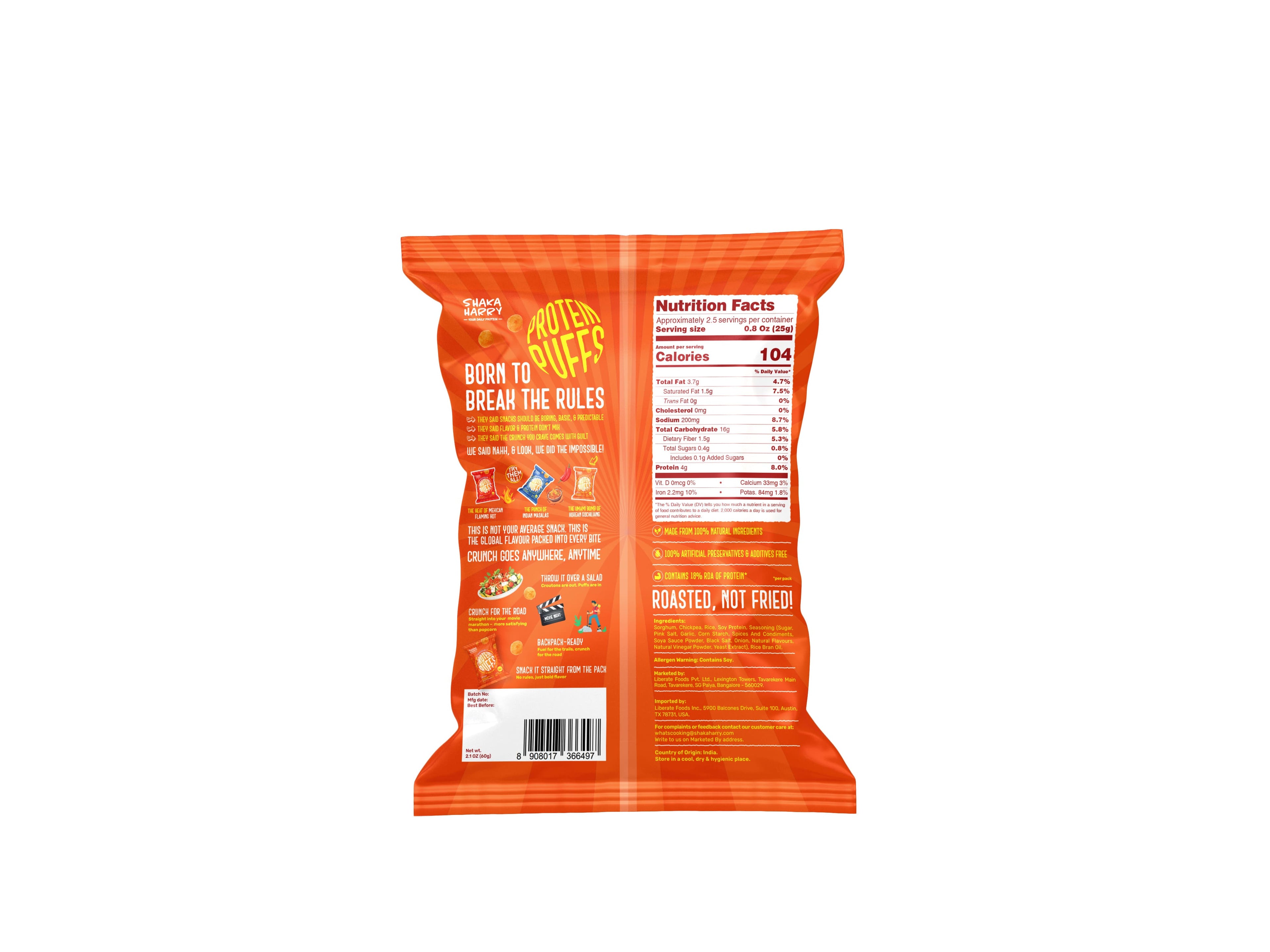 Protein Puffs - Korean Gochujang