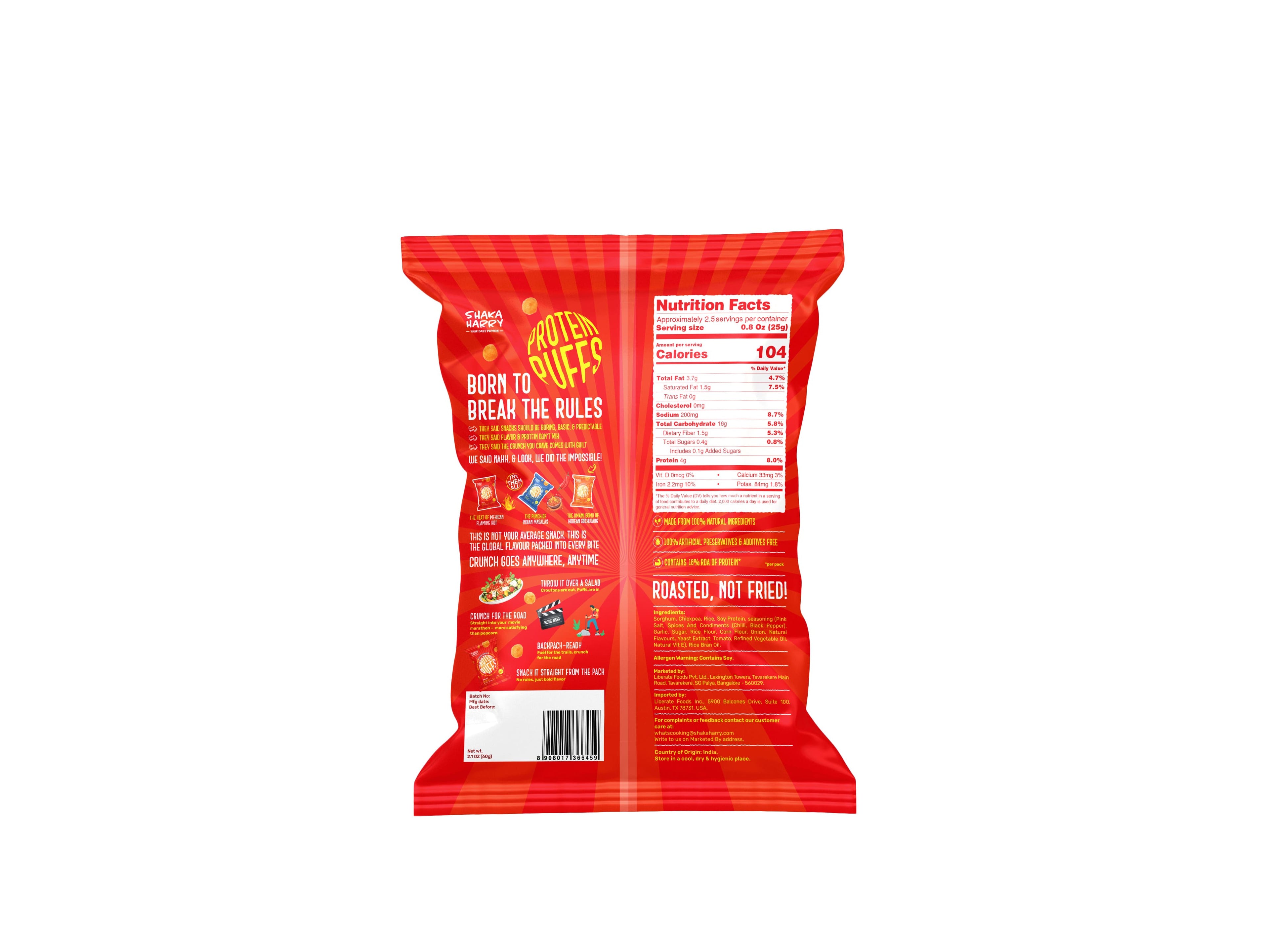 Protein Puffs - Mexican Flaming Hot